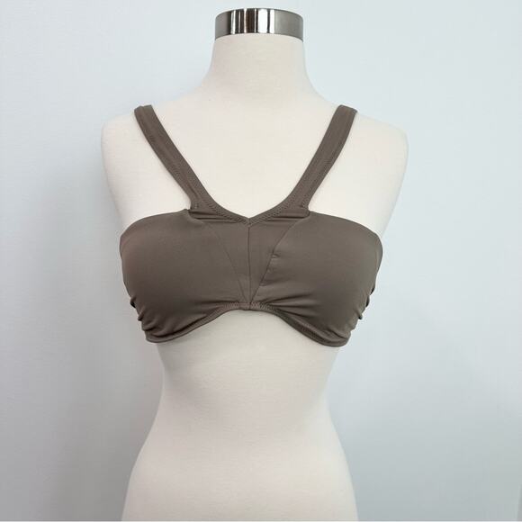 Andie Swim The Monaco Top Bikini Brown Sample - Picture 1 of 7